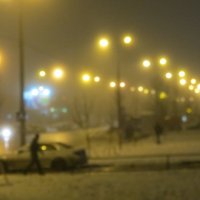 декабрьский туман в Москве... :: Александр 