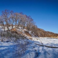 Зимний морской пейзаж :: Эдуард Куклин