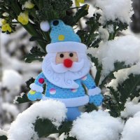 Лёгкий беленький снежок так похож на творожок! :: Татьяна Смоляниченко