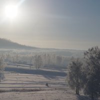 Морозное зимнее утро :: Юлия Лушникова
