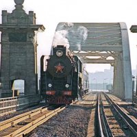 Москва, Краснолужский мост, паровоз П-36 0001. :: Игорь Олегович Кравченко