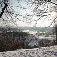 Пойма реки Москвы под храмом Иоанна Предтечи :: Елена Павлова (Смолова)