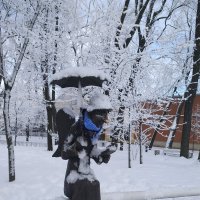 Петербургский ангел зимой :: Сергей К 