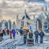 Москва. ВВЦ (ВДНХ). Февраль. :: Игорь Герман