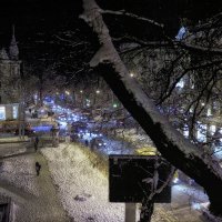 Зимний вечер: взгляд из окна... :: Вахтанг Хантадзе