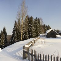 Зима в деревне :: Иван Клещин