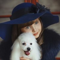 Дама с собачкой :: Ольга Прусова