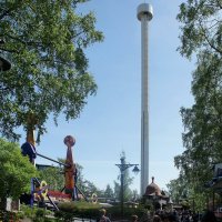 Хельсинки. парк развлечений Linnanmaki. Башня Panorama (50 м.) :: Елена Павлова (Смолова)