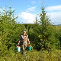 В лес за грибами) :: Елена Салтыкова(Прохорова)