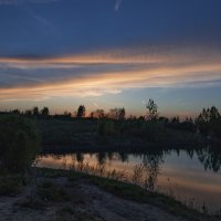 Закат на озере :: Денис Косенюк