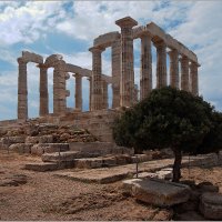 Руины храма Посейдона на мысе Сунион. Греция. :: Lmark 