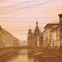 Канал Грибоедова в Санкт-Петербурге. Сепия :: Фотогруппа Весна
