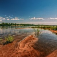 На июльском солнцепёке и тень коршуна — благо. :: Андрей Лепилин