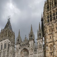 Руан. Cathédrale Notre-Dame de Rouen, Собор Руанской Богоматери. :: Надежда Лаптева