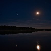 Летняя ночь над Десной. :: Андрий Майковский