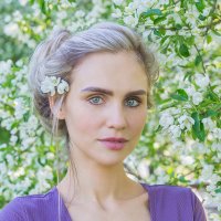 Яблони в цвету :: Анастасия Сапронова