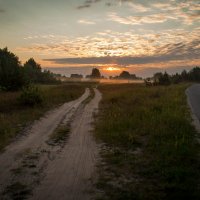 рассвет над Лащинено :: Валерий Гудков