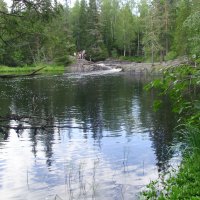 Водопад Ахинкоски :: Виктор Мухин