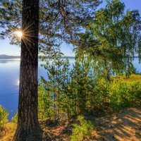 На озере :: vladimir Bormotov