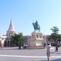 Рыбацкий бастион и памятник первому венгерскому королю Иштвану Святому, г. Будапешт Венгрия :: Tamara *