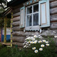 Домик окнами в сад. :: Елена Тренкеншу