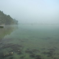 Туманом озеро одето :: sergej-smv 