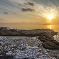 Сказочный зимний вечер. Февраль 2018. Нововоронежское водохранилище. :: Юрий Клишин