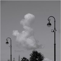 облако над Васильевским островом :: sv.kaschuk 