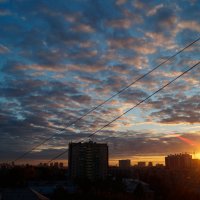Осеннее небо в г. Новосибирск. :: Анастасия Сапронова