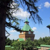 Башенка Пюхтицкого монастыря :: veera v
