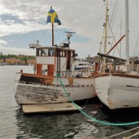 Корабли на набережной Стокгольмa :: wea *