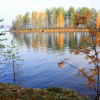 ОКТЯБРЬ В КАРЕЛИИ НА ОНЕЖСКОМ ОЗЕРЕ :: Николай Гренков