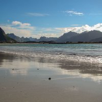 Северная Норвегия. Белые пляжи Лофотенских островов. :: Надежда Лаптева