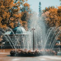 Петергофский фонтан солнышко :: Полина Николаева