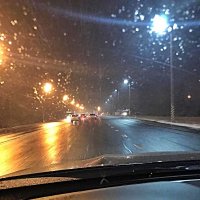 На  трассе уже начиналось,то дождь  то снег ! :: Виталий Селиванов 