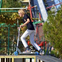 Обучение подростков на скейт площадке :: Ольга (crim41evp)