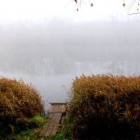 Туман над Окой. :: Борис Митрохин
