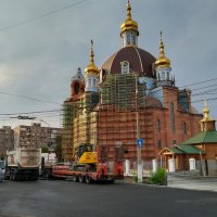 Строительство храма на Донбассе :: Дмитрий фотограф