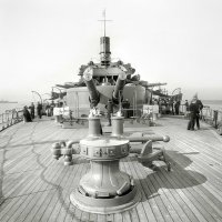 USS battleship "Oregon" (BB-3).clas Indiana. quarterdeck, circa 1900. :: Александр 