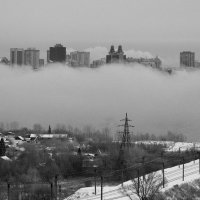 Туман Новосибирск :: Евгений Мельников