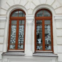 Вытинанка на окнах :: Галина Бобкина