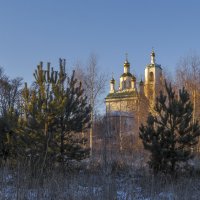 Утро у церкви Казанской Богоматери :: Сергей Цветков