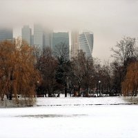 Москва Сити в тумане! :: Татьяна Помогалова