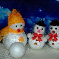 Снеговички к празднику готовы. :: nadyasilyuk Вознюк