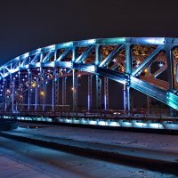 Мост Петра Великого или Большеохтинский мост :: Валентина Папилова