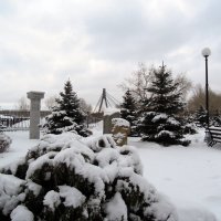 Зимний "Сад камней" на Оболони :: Тамара Бедай 