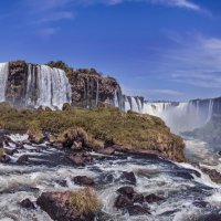Каскад водопадов Игуасу. вид с территории национального парка Бразилии :: Svetlana Galvez