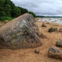 Финский залив....гранитный камушек :: Cергей Кочнев