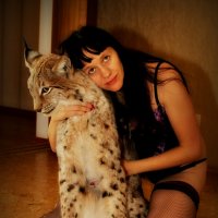 Портрет девушки с котиком :: Павел Fotoflash911 Никулочкин