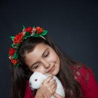 Милая девочка с кроликов :: Ольга Габеева